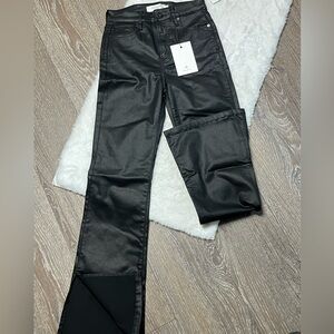 Hidden open flare pants